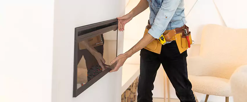 Metal Fireplace Installation in Sun Valley, Nevada