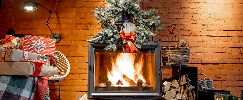 Travis Industries Linear Gas Fireplace Installation in Sun Valley, Nevada
