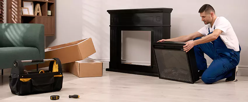 Old Rusted Metal Fireplace Repair And Replacement in Sun Valley, NV